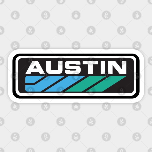 Retro Austin Cars emblem 1980's - Austin Metro, Allegro, Princess ! Sticker by retropetrol